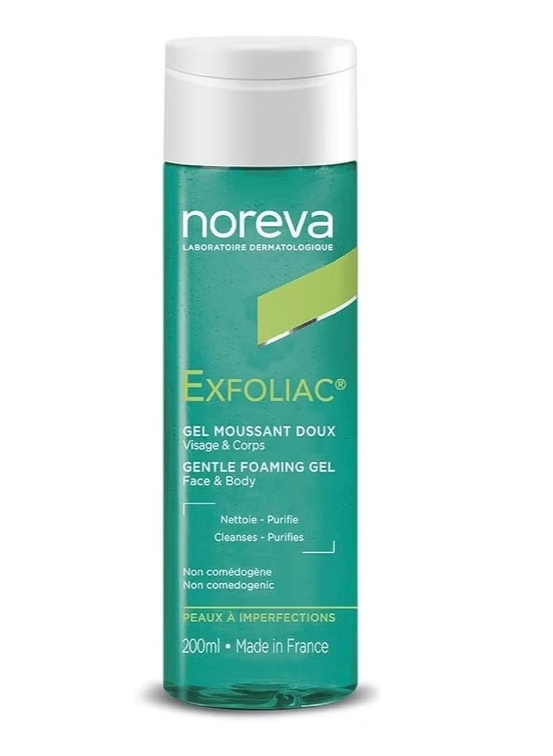 Noreva Exfoliac Gentle Foaming Gel 200ml - Image 1